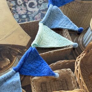 Fair Trade 100% Wool Garland - Pennant - birthday celebration NWT